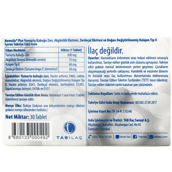 Nemolix Plus 30 Tablet - 2