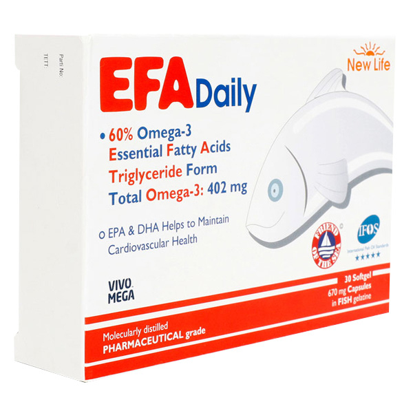 New Life Efa Daily Omega 3 30 Kapsül Omega 3 Takviyesi