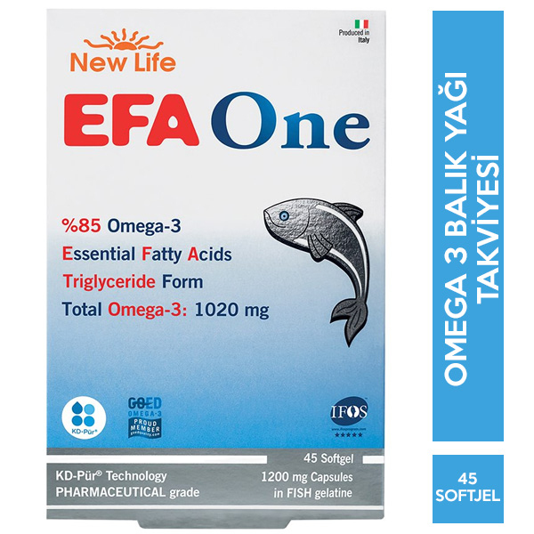 New Life Efa One Omega 3 45 Kapsül