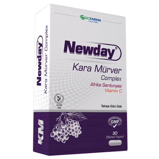  Newday Kara Mürver Complex 30 Kapsül - 1