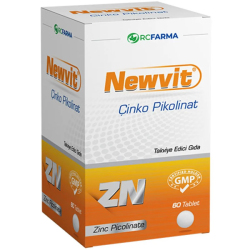 Newvit Çinko Pikolinat 60 Tablet - Rcfarma