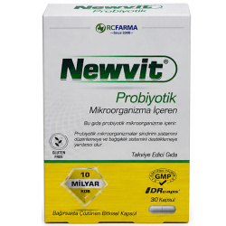 Newvit Probiyotik 30 Kapsül - Rcfarma