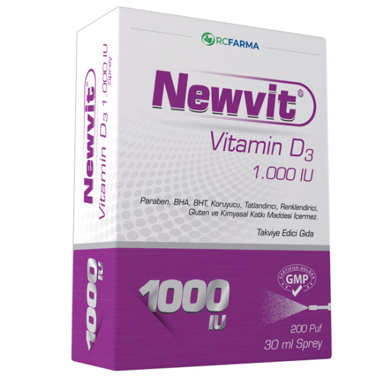 Newvit Vitamin D3 1000 IU Sprey 30 ML - 1