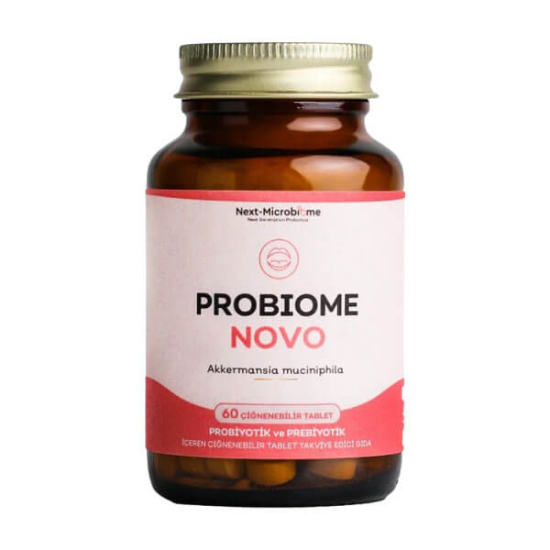  Next Microbiome Probiome Novo Probiyotik ve Prebiyotik 60 Çiğnenebilir Tablet - 1