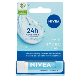 Nivea Bakım Yapan Dudak Bakım Kremi Hydro Care SPF15 4,8 gr - Nivea