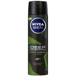 Nivea - Nivea Deo Sprey Deep Amazonia For Men 150 ML Nivea - Nivea Deo Sprey Deep Amazonia For Men 150 ML