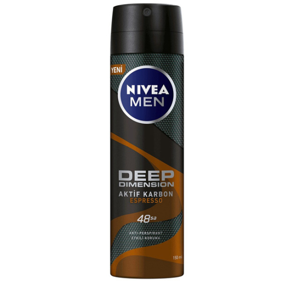 Nivea Deo Sprey Deep Espresso For Men 150 ML - 1