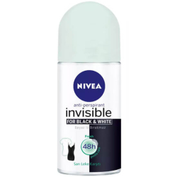 Nivea Insivible Black & White Fresh Roll On Women 50 ML - Nivea