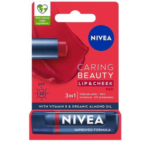  Nivea Lip Cheek Caring Red - 1