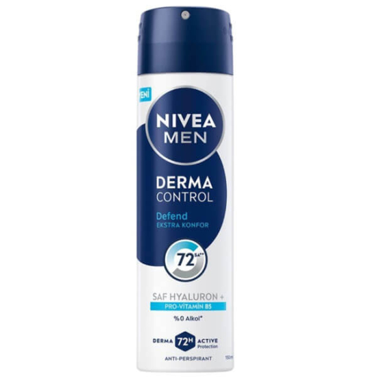  Nivea Men Derma Control Defend Sprey Deodorant 150 ml - 1