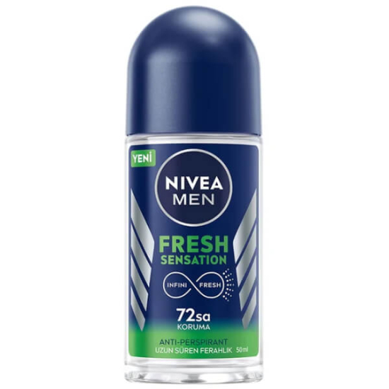  Nivea Men Fresh Sensation Erkek Roll-On Deodorant 50 ml - 1