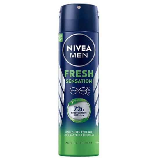  Nivea Men Fresh Sensation Erkek Sprey Deodorant 150 ml - 1