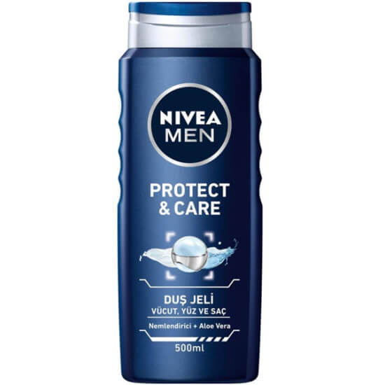 Nivea Men Original Care saç ve vücut şampuanı 500 ml aloe vera içerikli nemlendirici etki günlük bakım ve temizlik- 1