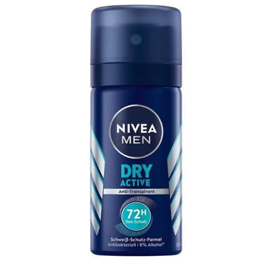  Nivea Sprey Deodorant Dry Active Men 35 ml - 1