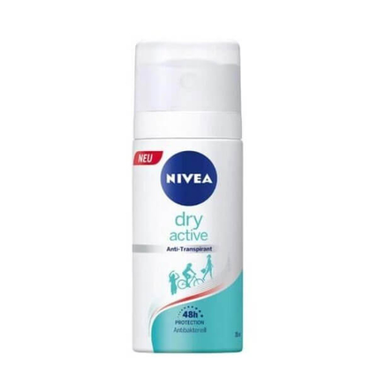  Nivea Sprey Deodorant Dry Active Women 35 ml - 1