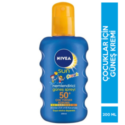 Nivea - Nivea Sun Kids Güneş Spreyi Nemlendirici SPF50 200 ML Nivea - Nivea Sun Kids Güneş Spreyi Nemlendirici SPF50 200 ML