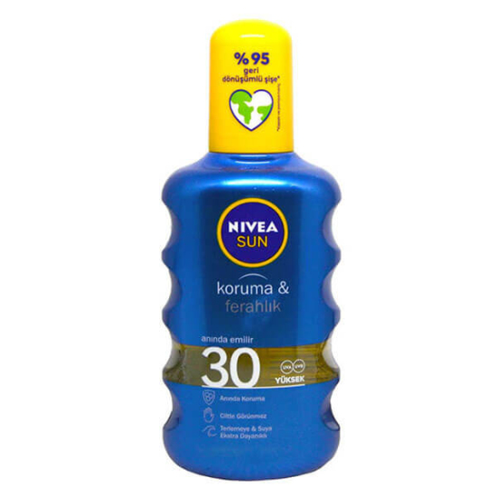  Nivea Sun Koruma ve Ferahlık Transparan Güneş Spreyi SPF30+ 200 ml - 1