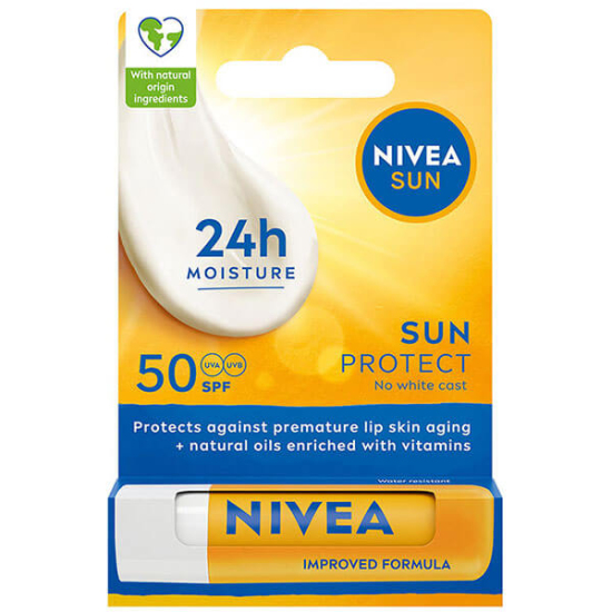  Nivea Sun Yüksek Güneş Korumalı Dudak Bakım Kremi 4,8 gr - 1