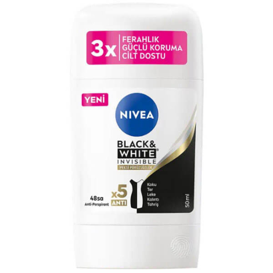 Nivea Women Black & White Invisible Stick Deodorant 50 ml - 1