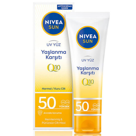  Nivea Yüz Kremi Yaşlanma & Leke Karşıtı SPF50 50 ml - 1