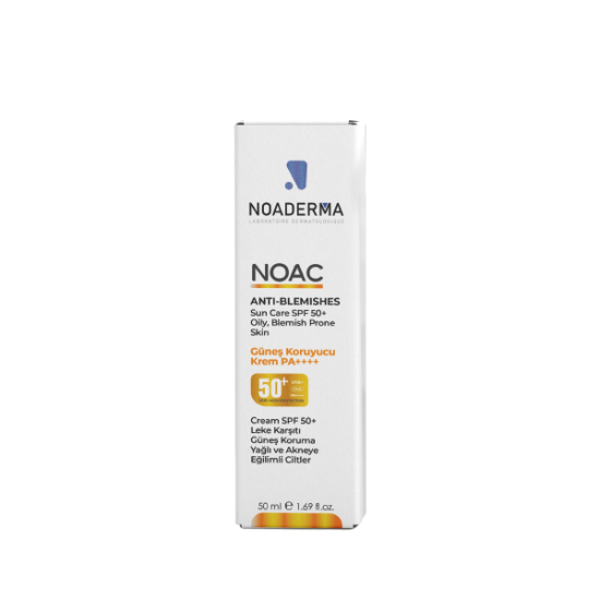  Noaderma Noac Yağlı ve Akneye Eğilimli Ciltler Için Güneş Koruyucu SPF50+ 50 ml - 1