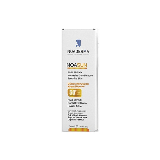  Noaderma Noasun Fluid Normal ve Karma Hassas Ciltler Için SPF50+ 50 ml - 1