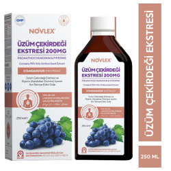 Biomet - Novlex Üzüm Çekirdeği Ekstresi ve Piperin 250 ML Biomet - Novlex Üzüm Çekirdeği Ekstresi ve Piperin 250 ML