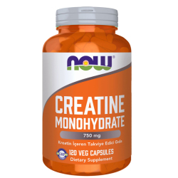 Now Creatine Monohydrate 120 Veg Kapsül - Now Foods