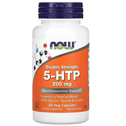 Now Foods 5 HTP 200 mg 60 Kapsül - Now