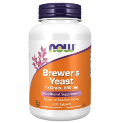 Now Foods Brewer's Yeast 650 mg 200 Tablet - Now Foods