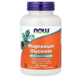 Now Foods Magnesium Glycinate 100 mg 180 Tablet - Now Foods