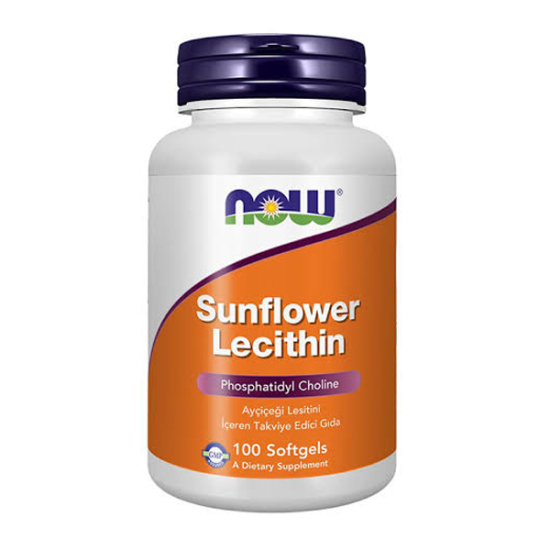 Now Sunflower Lecithin 1200 mg 100 Softgel