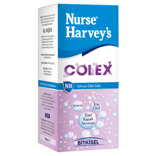 Nurse Harveys Colex 145 ml şurup dereotu yağı 6 mg kimyon yağı 6 mg sodyum bikarbonat 300 mg içeren ürün şişesi- 1