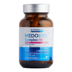 Nutrafarm Medobyocomplex-W Kadın Biotin 60 Kapsül - Nutrafarm