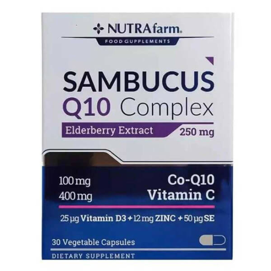  Nutrafarm Sambucus Q10 Complex 30 Kapsül - 1