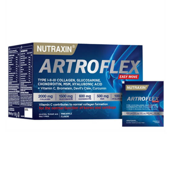 Nutraxin Artroflex Easy Move 30 saşe glukozamin HCl 1500 mg kondroitin 600 mg MSM 500 mg kolajen 2000 mg- 1