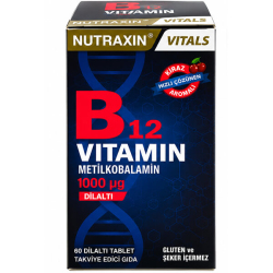 Nutraxin B12 Vitamin 60 Dilaltı Tablet - Nutraxin