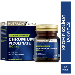 Nutraxin - Nutraxin Chromium Picolinate 90 Tablet Krom Pikolinat Takviyesi Nutraxin - Nutraxin Chromium Picolinate 90 Tablet Krom Pikolinat Takviyesi