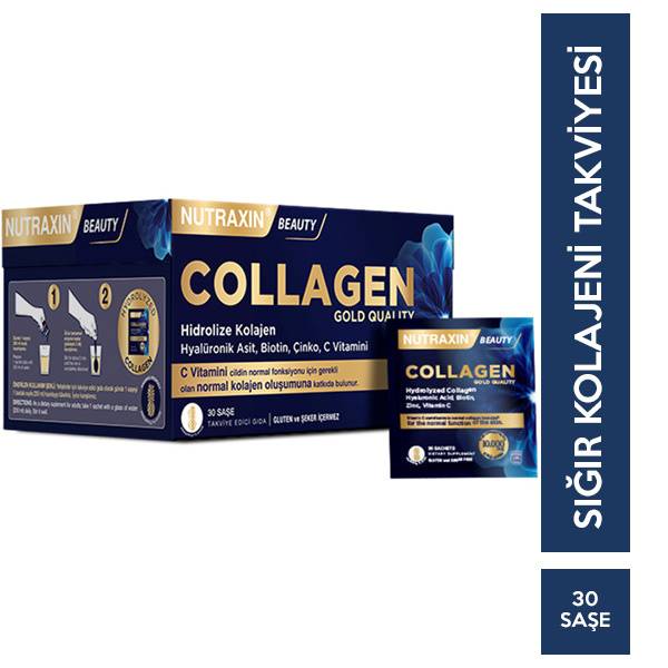 Nutraxin Collagen Gold Quality Takviye Edici Gıda 30 Saşe