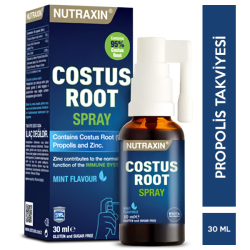 Nutraxin - Nutraxin Costus Root Nane Aromalı Sprey 30 ML Nutraxin - Nutraxin Costus Root Nane Aromalı Sprey 30 ML