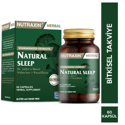 Nutraxin - Nutraxin Herbal Natural Sleep 60 Kapsül Nutraxin - Nutraxin Herbal Natural Sleep 60 Kapsül