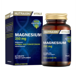 Nutraxin Magnezyum Citrate 250 mg 60 Tablet - Nutraxin