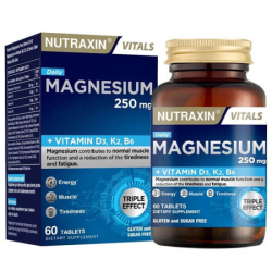 Nutraxin Magnezyum Daily 60 Tablet 250 mg - Nutraxin