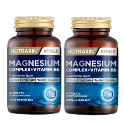 Nutraxin Magnezyum Complex Vitamin B6 60 Tablet 2 li Paket - Nutraxin