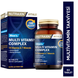 Nutraxin - Nutraxin Mens Multi Vitamin Complex 60 Tablet Nutraxin - Nutraxin Mens Multi Vitamin Complex 60 Tablet