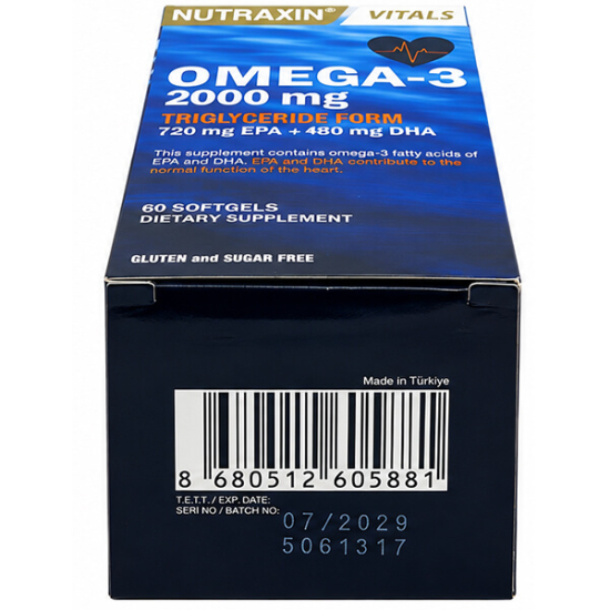 Nutraxin Omega 3 2000 Mg 60 Softgel - 3