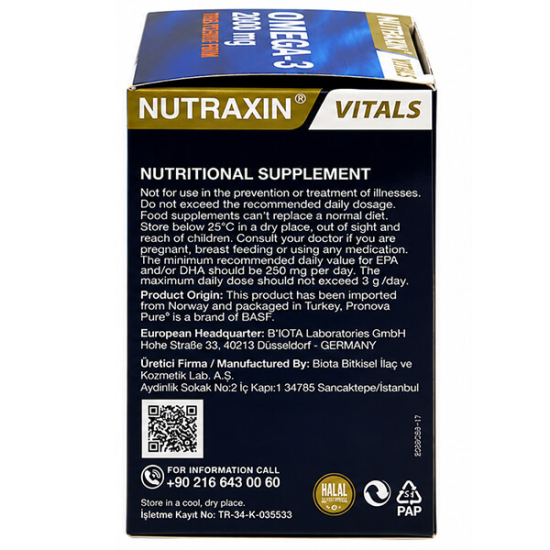 Nutraxin Omega 3 2000 Mg 60 Softgel - 4