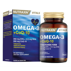 Nutraxin Omega3 CoQ 10 60 Kapsül - Nutraxin