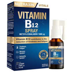 Nutraxin Vitamin B12 Sprey 15 ml - Nutraxin