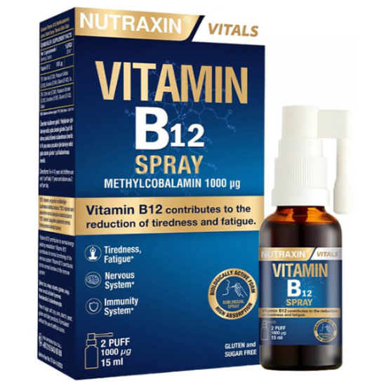  Nutraxin Vitamin B12 Sprey 15 ml - 1